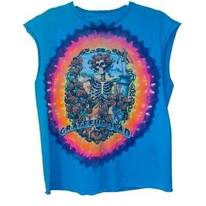UpCycled Cut to Design Vintage Grateful Dead Muscle Tee!!